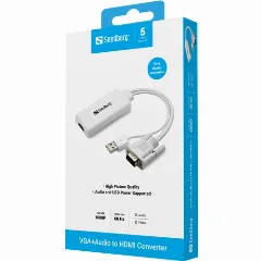 Sandberg VGA Audio to HDMI Converter
