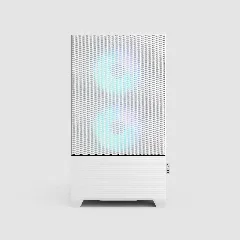 Fractal Design Pop Mini Air RGB TG Clear White, FD-C-POR1M-01