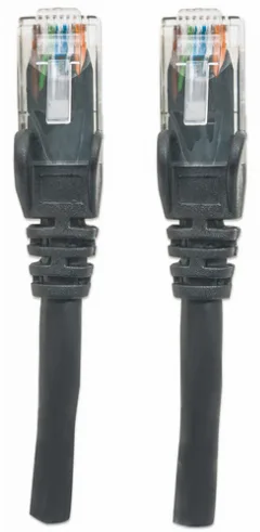 Intellinet Cat6, CCA, U/UTP, PVC, RJ45, 1.5m, crni