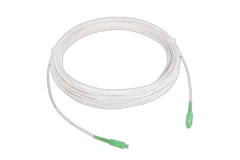 NFO Patch cord, SC APC-SC APC, Singlemode 9 125, G.657A2, Simplex, 3mm, LSOH, 3m, white