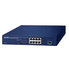 Planet MGS-910XP - 8-Port 10 100 1000 2500T 802.3at PoE 1-Port 10G SFP