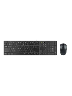 Genius SlimStar Combo 126, tipkovnica+miš, USB