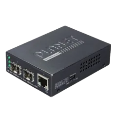 Planet 1GbE RJ45 to 2-Port dual speed 100mbps 1G SFP Open Slot) Switch Redundant Media Converter