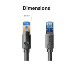 Vention Cat.6A SFTP Patch Cable 0.5M Gray