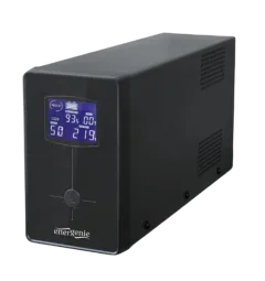 Gembird UPS with USB and LCD display, 1500 VA, black