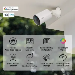 TP-Link Tapo C410 Smart Wi-Fi Indoor Outdoor Security Camera
