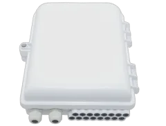 NFO Splice Closure, 2 inputs, 16 outputs, Wall or Pole mount