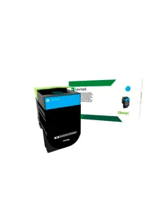 Toner Lexmark 80C8SC0 cyan 2k