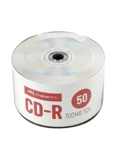CD-R Platinet Fiesta #56595 700MB 52x, Wrap Spindle 50/1