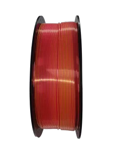 Silk PLA filament 1.75 mm, 1 kg, pink/gold
