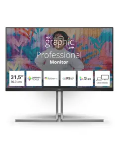 AOC U32U3CV, 32", 4K, HDMI, DP, USB-C, RJ45, Calma