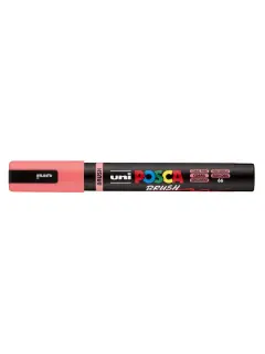 Marker Uni pc-5br brush Posca koraljno rozi