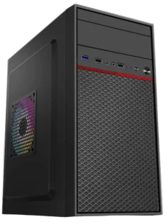NaviaTec S170-10 Mini Tower mATX PC Case 2x USB2.0, 1x USB3.0, No PSU