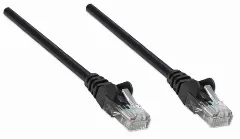 Intellinet Cat6, CCA, U/UTP, PVC, RJ45, 7.5m, crni