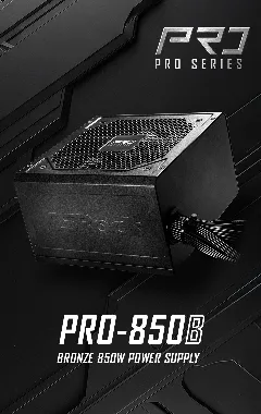 ASRock PSU PRO Series PRO-850B, 850W, 80 Bronze