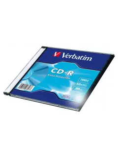 CD-R Verbatim #43347 700MB 52x, Slim Case 1/1
