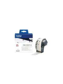 Rola Brother DK-22214 bijela rola s crnim ispisom 12 mm x 30,48 m