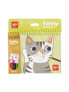 Bojanka Apli Funny Animals sa bojicama 20576