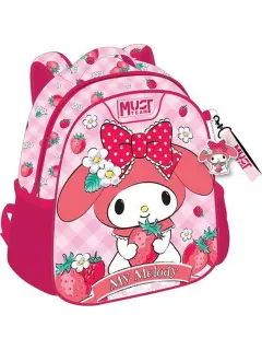Ruksak vrtićki Must team My melody 2 pretinca (s privjeskom za ključeve) 27x10x31cm 490278