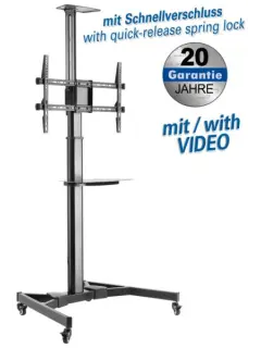 Transmedia Pedestal for LCD monitor. or flat screens 37“ - 70“ (94 - 178 cm)