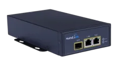 MaxLink PoE injector - SFP port, 802.3af at, 55V, 1.1A, 60W, 1Gbit, power cord