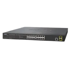 Planet 18-Port (16x RJ45 GbE 2x 1G SFP slots) L2 Mngd Switch