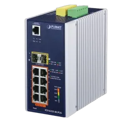 Planet Industrial L3 8-Port GbE 802.3bt PoE 2-Port 100 1000X SFP Managed Switch