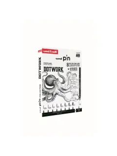 Marker Uni pin gift set Dotwork + tehnička ol M5-228 u kutiji 8/1