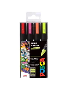 Uni pak marker Posca pc-5m fluorescentne boje 4/1