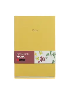 Notes Miquelrius A5 Botanical Flora Mustard tkanina 80L 80g/m2 crte MR8318