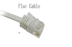 NaviaTec Cat6 patch cable flat, copper 20m