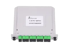 NFO Fiber Optic PLC Splitter, 1:8, Slot Type, SM, SC APC