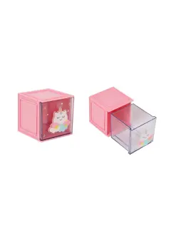 Organizator stolni iTotal kockasti Unicorn 9x9x9,5cm XL2965