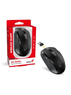 Genius NX-8008S, bežični miš, silent, crna