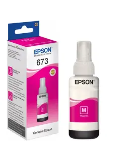 Tinta Epson T6733 L800 magenta ecotank C13T67334A 70ml