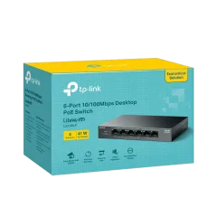 TP-Link 6-Port 10 100Mbps Desktop Switch with 4-Port PoE
