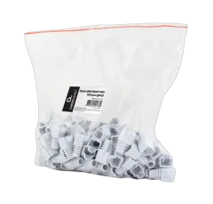 Gembird Strain relief (boot cap), grey, 100 pcs per polybag