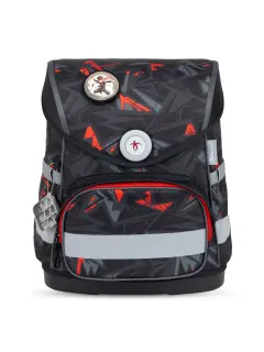 Torba školska Belmil compact with patches ninja 405-41/AG/B/4