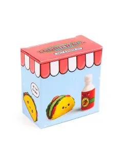 Keramički set za sol i papar Puckator Foodiemals Frida taco i ljuti umak SP111