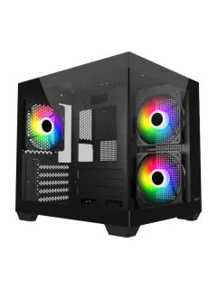 FSP S140 Black, 3x vent., crno, bez napajanja