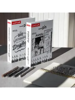 Marker Uni pin gift set Lettering + tehnička ol M5-228 u kutiji 8/1