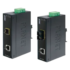 Planet Slim Industrial 100Base TX to FX Media Converter