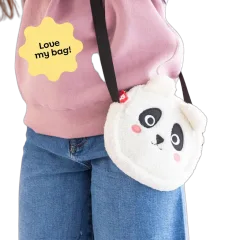 Torbica Miquelrius prazna višenamjenska Back2Fun Fluffy panda MR19664