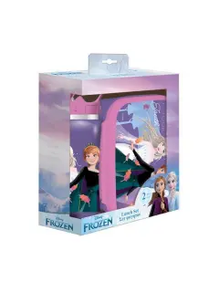 Set Frozen plastična kutija za užinu i boca od nehrđ. čelika 500ml 564406