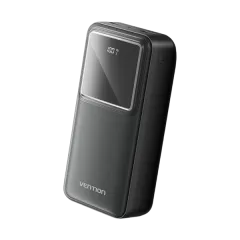 Vention 30000mAh Power Bank (Micro-USB USB-C USB-A USB-A) 22.5W Black LED Display Type