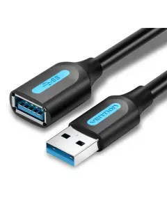 Vention USB 3.0 A Male to A Female Extension Cable 3M Black PVC Type