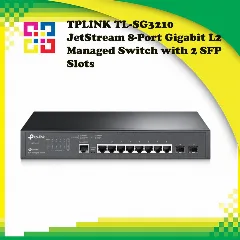 TP-Link JetStream 8-Port Gigabit L2 Managed Switch with 2 SFP Slots