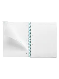 Kolegij blok Miquelrius A4 90g 80L spiralni crte Between the lines Sky Blue MR4521