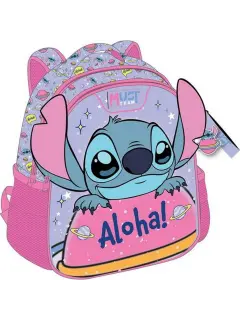 Ruksak vrtićki Must team Stitch aloha s 2 pretinca (i privjeskom za ključeve) 27x10x31cm 565788