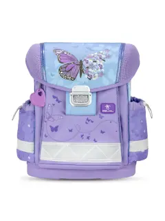 Torba školska Belmil classy purple blue butterfly 403-13/AG/61